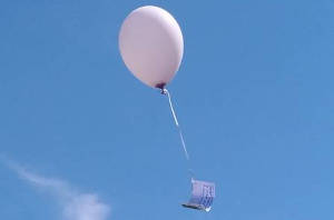 Bauhütte Lippoldsberg - Fliegender Ballon