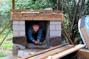 Bauhütte Lippoldsberg - Projekt Pizzaofen