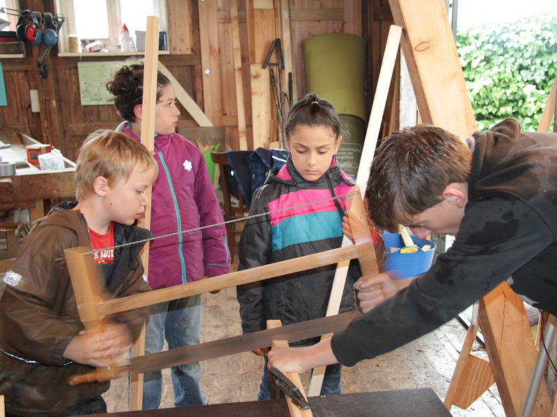 Bauhütte Klosterkirche Lippoldsberg - Ferienspaß
