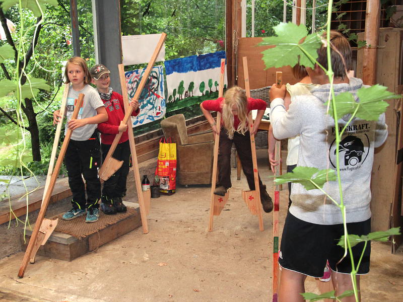 Bauhütte Klosterkirche Lippoldsberg - Ferienspaß