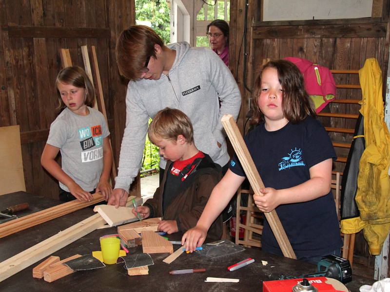 Bauhütte Klosterkirche Lippoldsberg - Ferienspaß