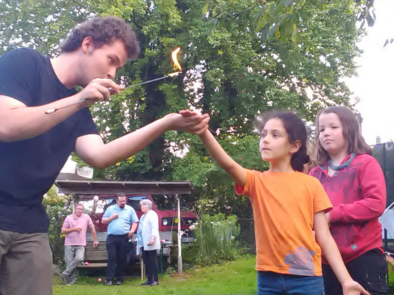 Bauhütte Klosterkirche Lippoldsberg - Zirkus