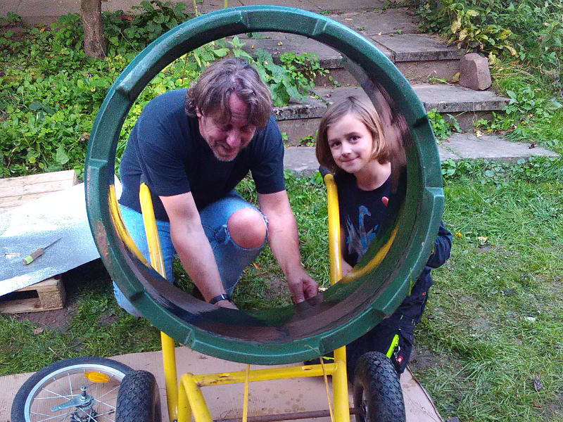 Bauhütte Klosterkirche Lippoldsberg - Seifenkistenbau