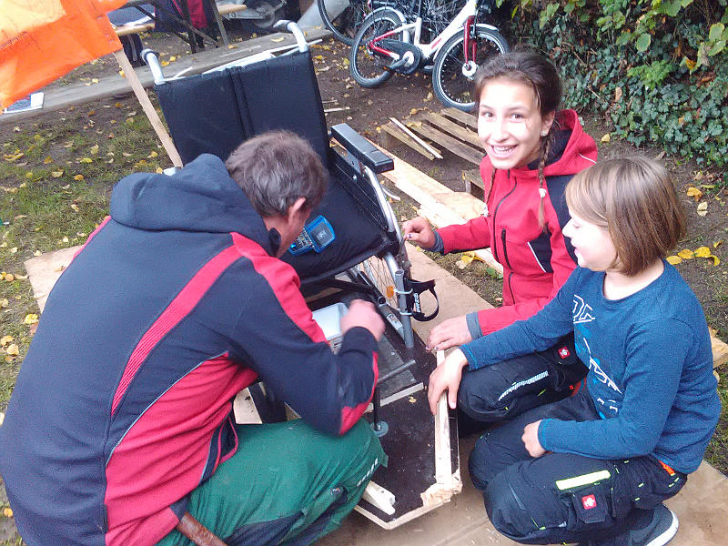 Bauhütte Klosterkirche Lippoldsberg - Seifenkistenbau