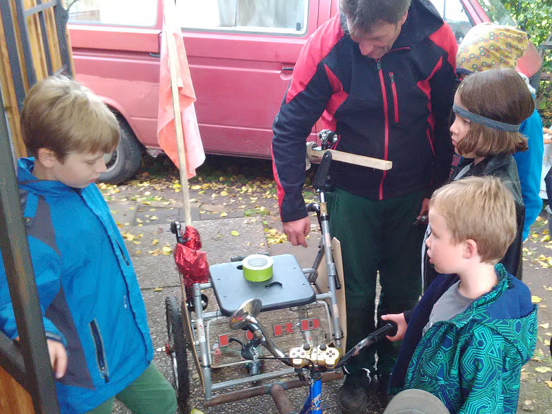 Bauhütte Klosterkirche Lippoldsberg - Seifenkistenbau