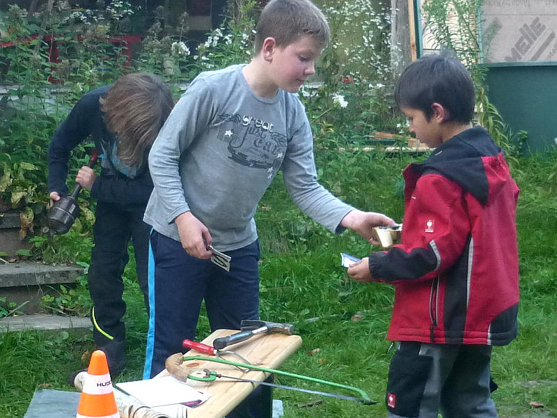 Bauhütte Klosterkirche Lippoldsberg - Seifenkistenbau