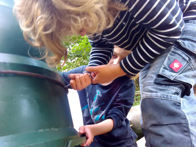 Bauhütte Klosterkirche Lippoldsberg - Seifenkistenbau