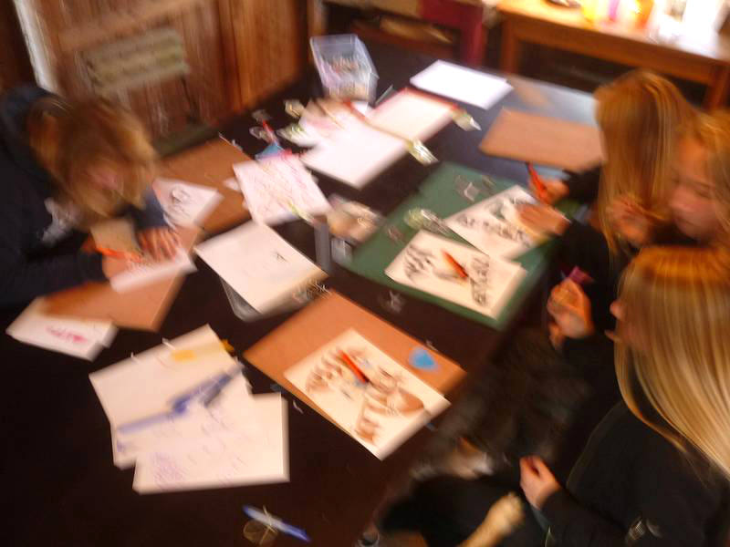 Bauhütte Klosterkirche Lippoldsberg - Siebdruck