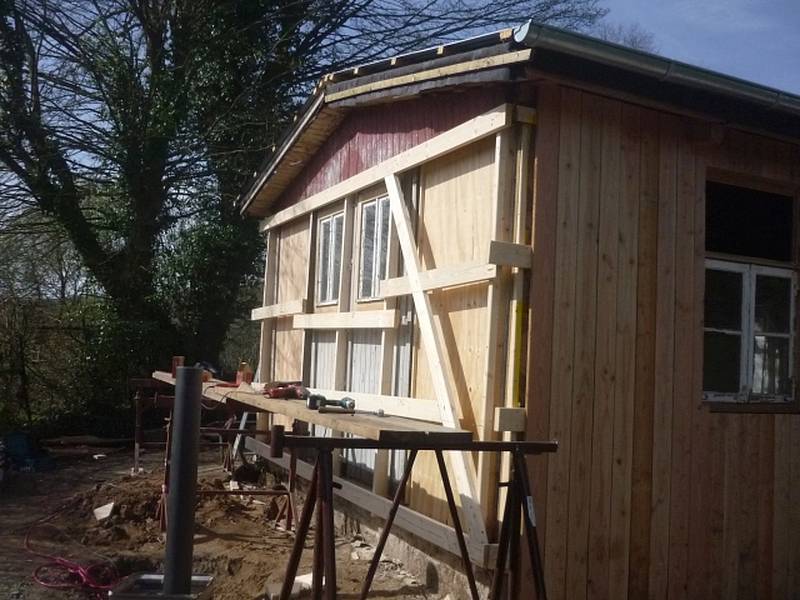 Sanierung der Bauhütte - Klosterkirche Lippoldsberg