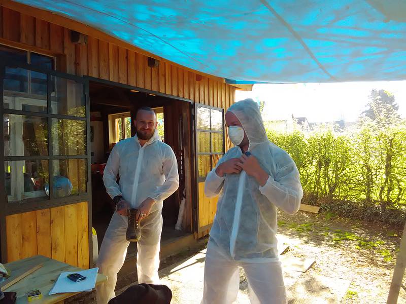 Bauhütte Klosterkirche Lippoldsberg - Sanierung Bootshaus