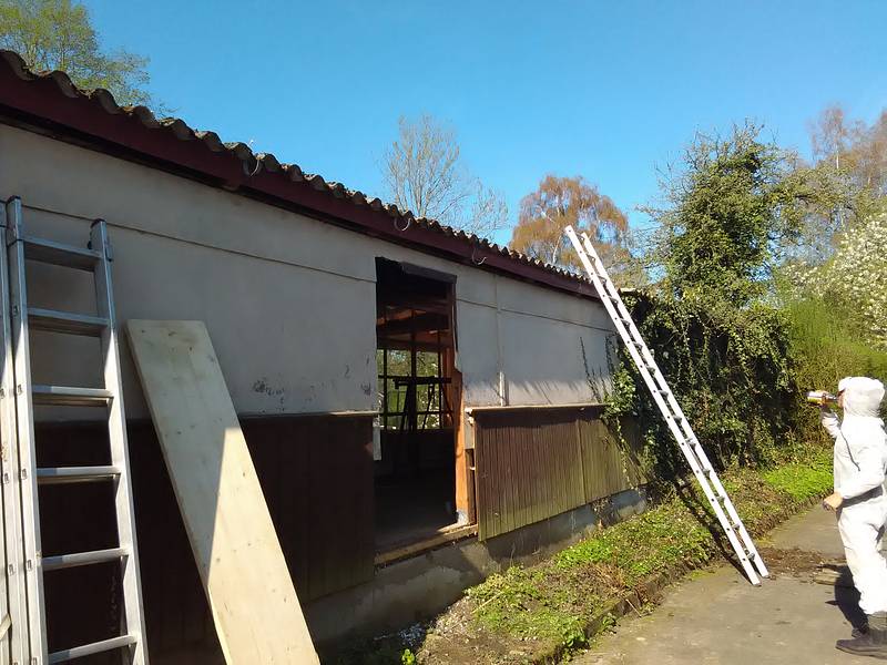 Bauhütte Klosterkirche Lippoldsberg - Sanierung Bootshaus