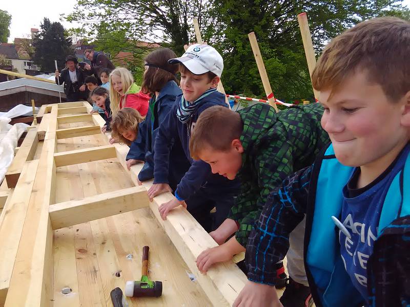 Bauhütte Klosterkirche Lippoldsberg - Sanierung Bootshaus