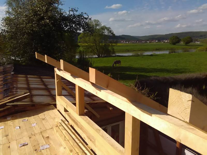 Bauhütte Klosterkirche Lippoldsberg - Sanierung Bootshaus