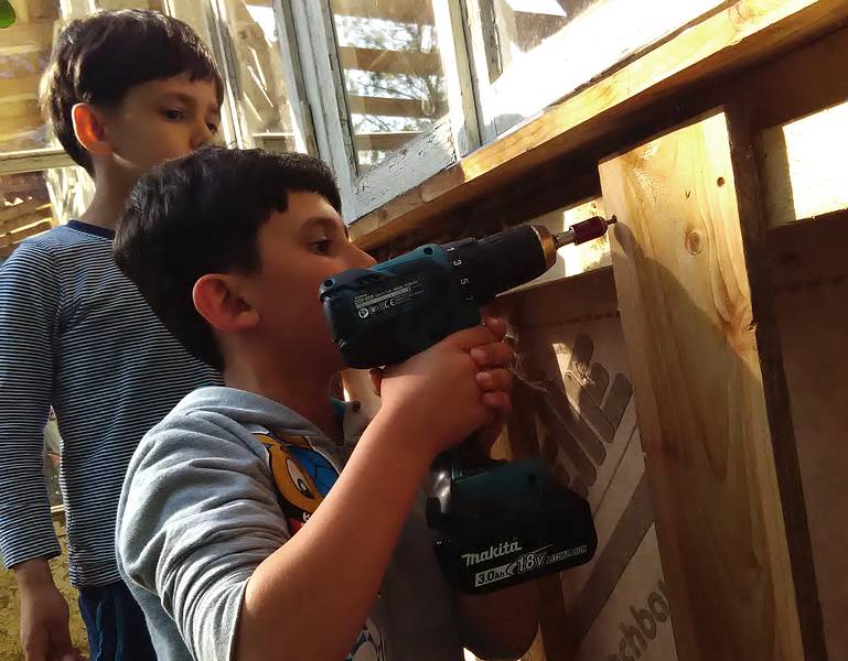 Bauhütte Klosterkirche Lippoldsberg - Sanierung Bootshaus