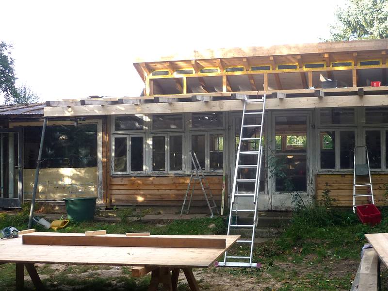 Bauhütte Klosterkirche Lippoldsberg - Sanierung Bootshaus