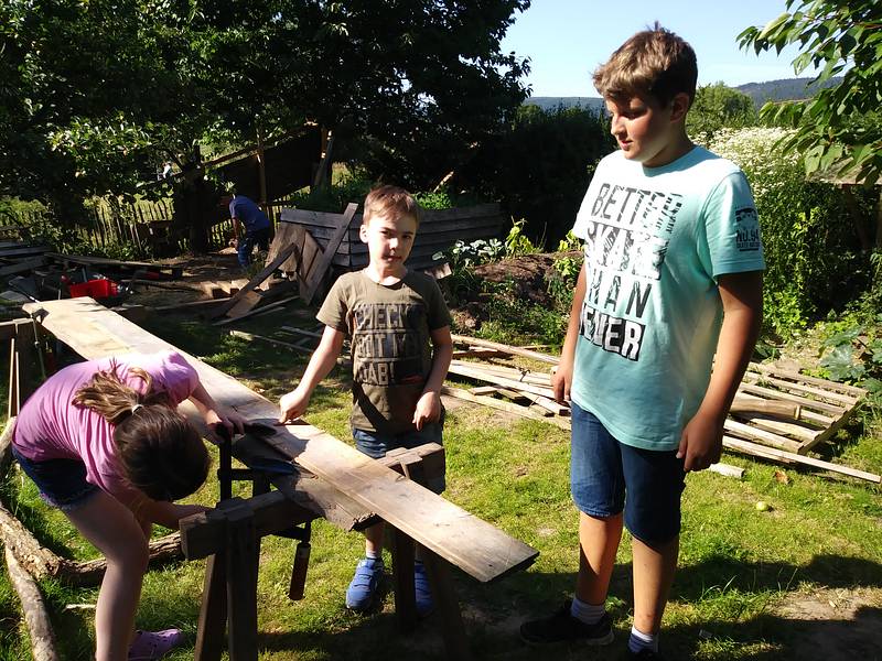 Bauhütte Klosterkirche Lippoldsberg - Ferienspaß