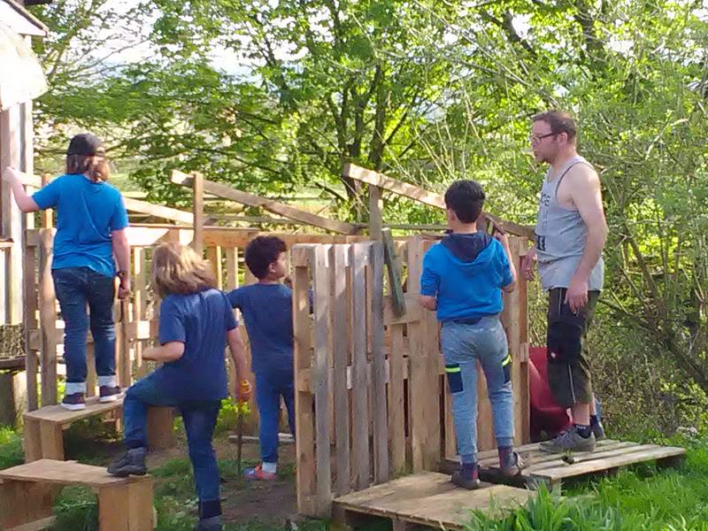 Bauhütte Klosterkirche Lippoldsberg - Offene Holzwerkstatt