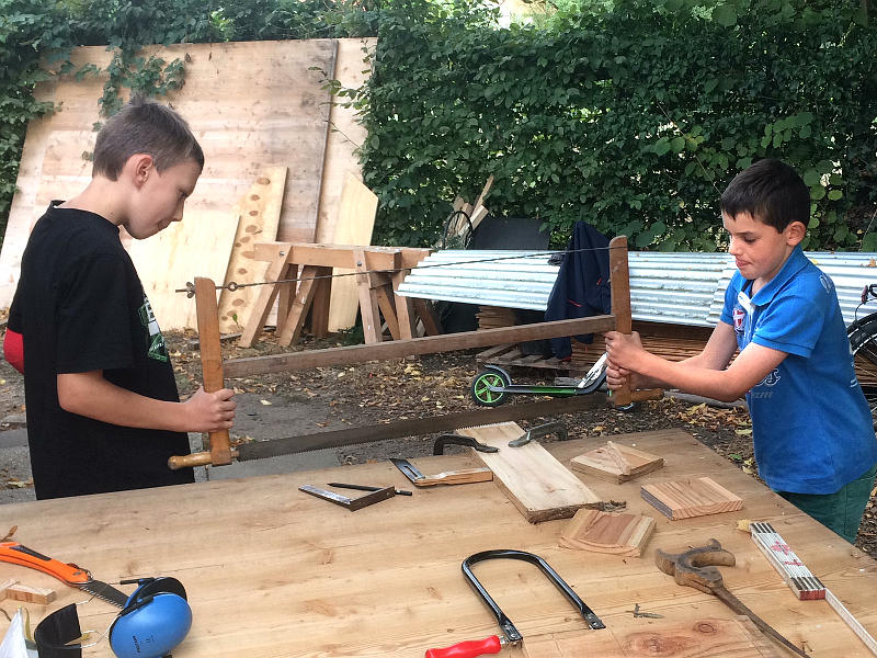 Bauhütte Klosterkirche Lippoldsberg - Offene Holzwerkstatt