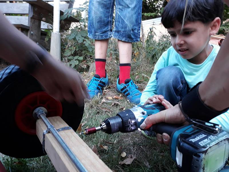 Bauhütte Klosterkirche Lippoldsberg - Fliewatüüt-Rennen