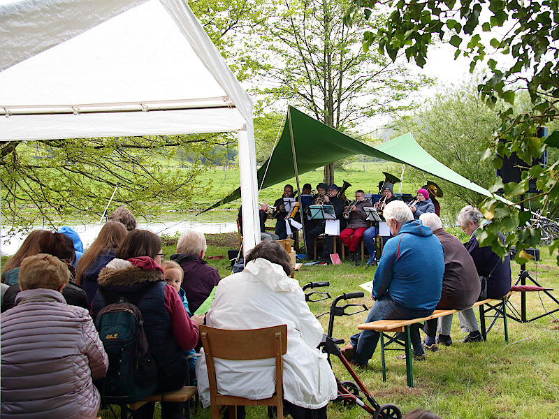Bauhütte Klosterkirche Lippoldsberg - Flussgottesdienst und Saisonstart