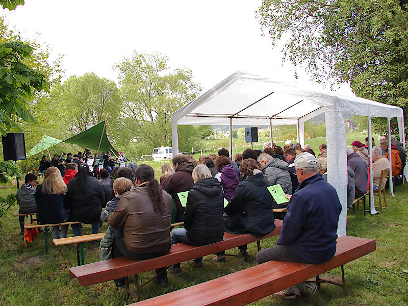 Bauhütte Klosterkirche Lippoldsberg - Flussgottesdienst und Saisonstart