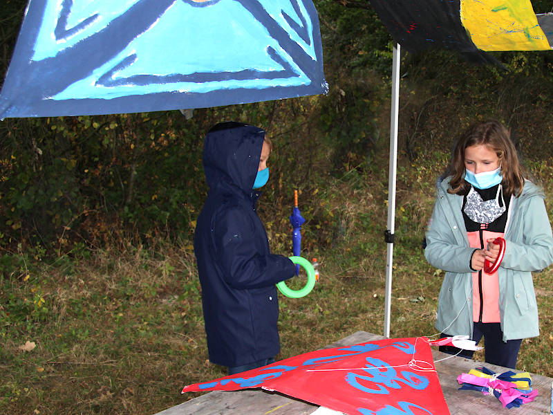 Bauhütte Klosterkirche Lippoldsberg - Drachenfest