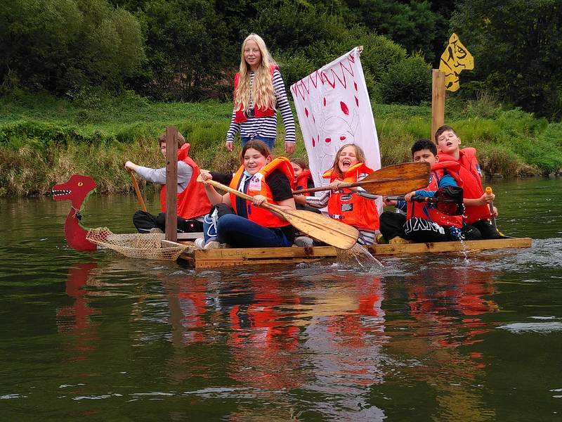Bauhütte Lippoldsberg 2021 - Flossabenteuer