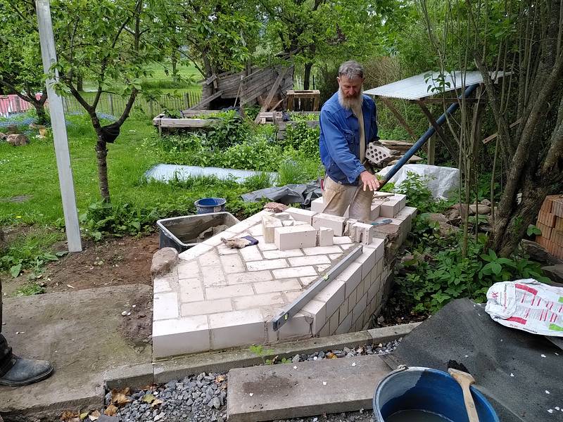 Bauhütte Lippoldsberg 2021 - Projekt Pizzaofen